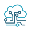 Cloud Infrastructure أيقونة البنية الأساسية للتخزين السحابي لحلول نقاط البيع وإدارة المطاعم