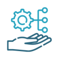 Technical & Support Services أيقونة الخدمات التقنية والدعم الفني لصيانة وتحسين أداء أنظمة إدارة المطاعم