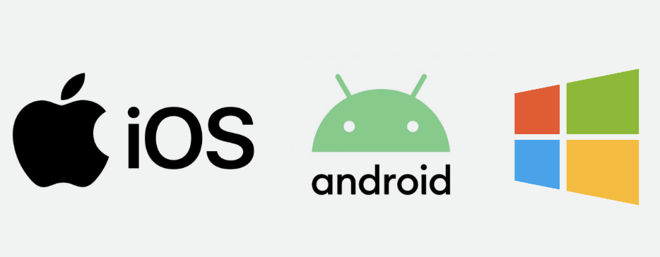 iOS, Android, Windows