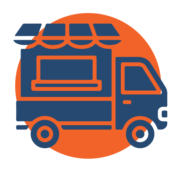 Mobile point-of-sale for food trucks with a cloud POS system
